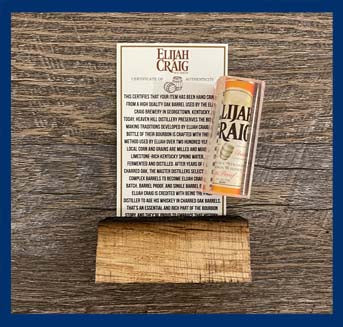 Elijah Craig Whiskey Barrel Set