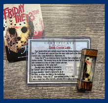 Load image into Gallery viewer, Friday the 13th Horror Cap &amp; Wood Sets
