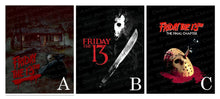 Load image into Gallery viewer, Friday the 13th Horror Cap &amp; Wood Sets
