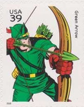 Load image into Gallery viewer, Superhero Comic US Postage Stamp
