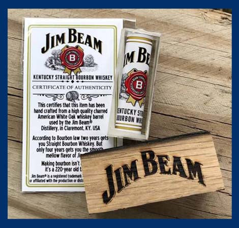 Jim Beam Whiskey Barrel Set