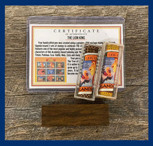 Load image into Gallery viewer, King of the Jungle Postage Stamp &amp; Wood JR Set
