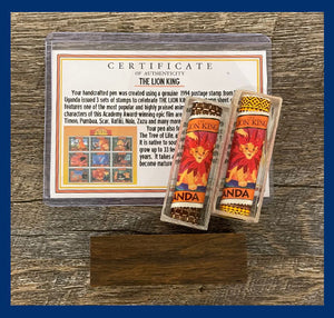 King of the Jungle Postage Stamp & Wood JR Set