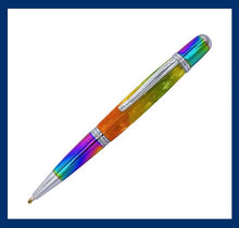 Load image into Gallery viewer, Round Top 27/64ths Colored Pen Components Silver

