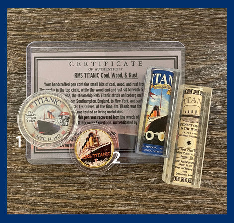 Titanic Coal Wood & Rust Embed