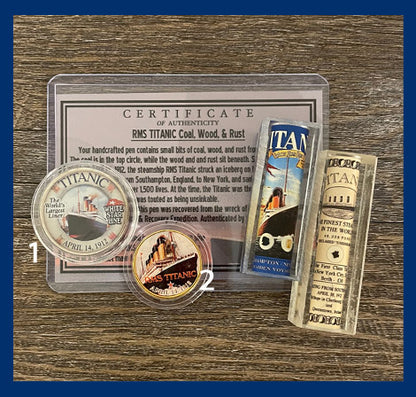 Titanic Coal Wood & Rust Embed