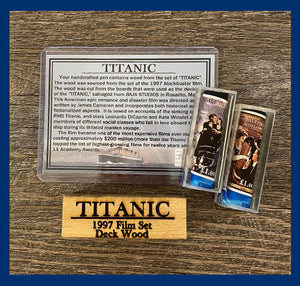 Titanic Stamp & Movie Wood Jr Set