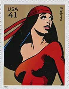 Superhero Comic US Postage Stamp
