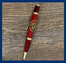 Load image into Gallery viewer, Fire Fighter Crest Label
