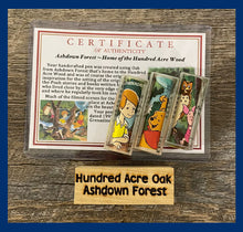 Load image into Gallery viewer, Hundred Acre Wood Postage Stamp &amp; Wood Rollerball/Fountain
