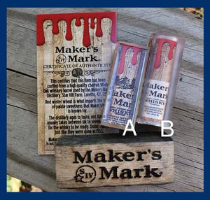Makers Mark Whiskey Barrel Set