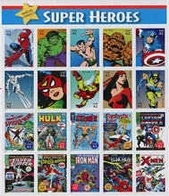 Load image into Gallery viewer, Superhero Comic US Postage Stamp
