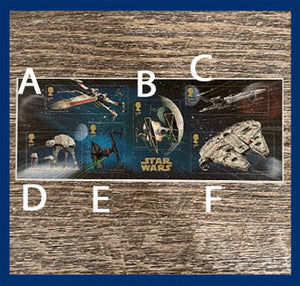 Galactic Vehicle Royal Mail Stamps