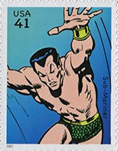 Load image into Gallery viewer, Superhero Comic US Postage Stamp
