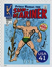 Load image into Gallery viewer, Superhero Comic US Postage Stamp
