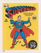 Load image into Gallery viewer, Superhero Comic US Postage Stamp
