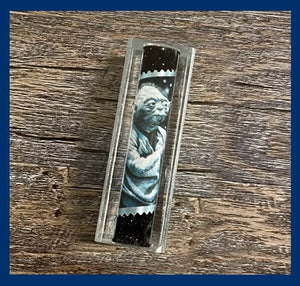 Galactic Wise One 27/64ths Label Cast Foil Stamp